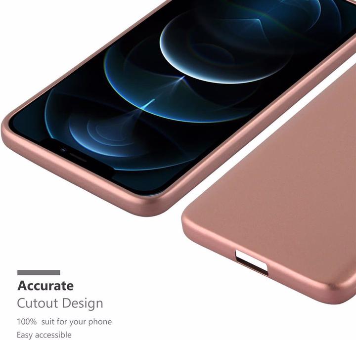 Actual product image Cadorabo TPU Matt Metallic Cover (Apple iPhone 12, Realme 12 Pro+)