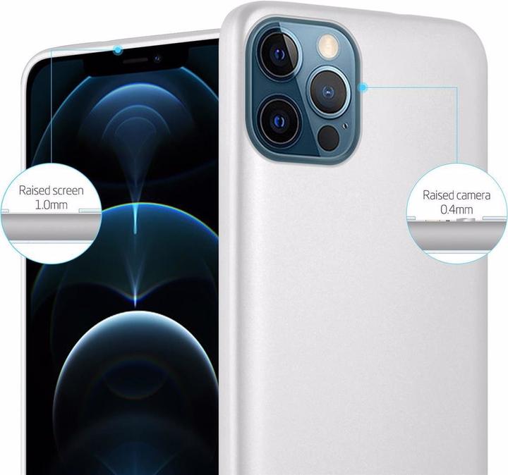Actual product image Cadorabo TPU Matt Metallic Cover (Realme 12 Pro+, Apple iPhone 12)