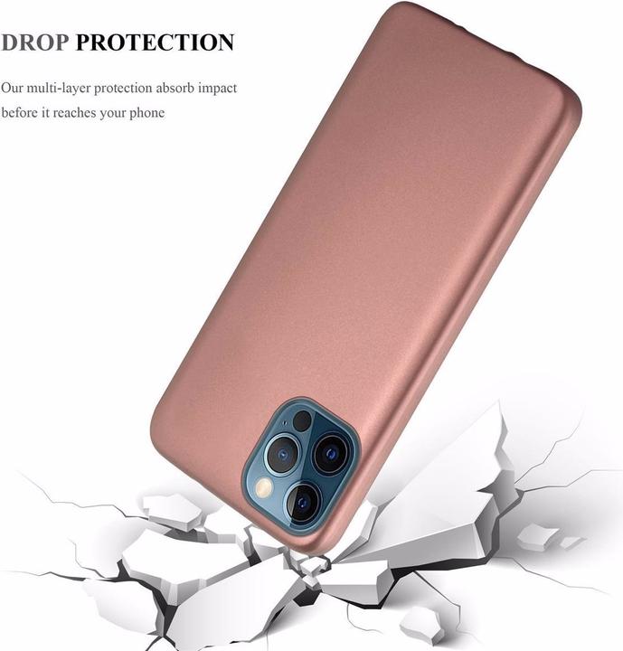 Actual product image Cadorabo TPU Matt Metallic Cover (Apple iPhone 12, Realme 12 Pro+)