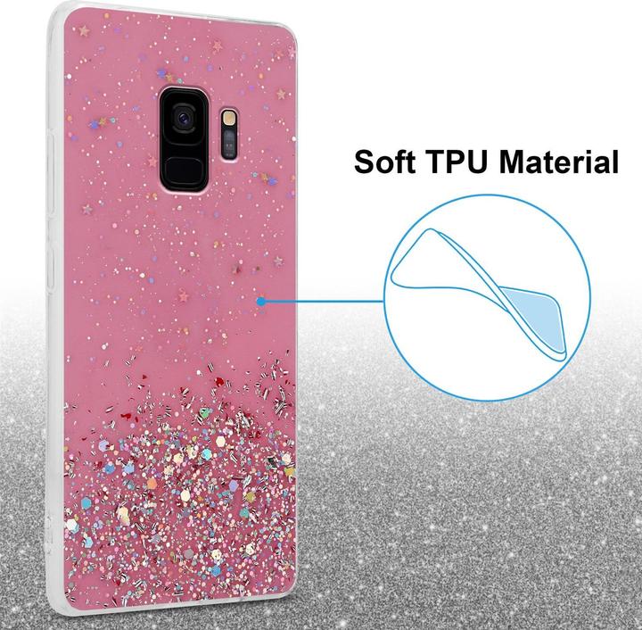 Produktbild Cadorabo TPU Cover funkelnder Glitter (Samsung Galaxy S9+)