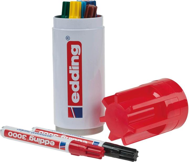 Actual product image Edding 3000 (Multicoloured, 3 mm, 8 x)