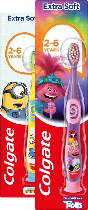 Actual product image Colgate Trolls / Minions 2-6 years Extra Soft Kids (Extra soft, 1 x)