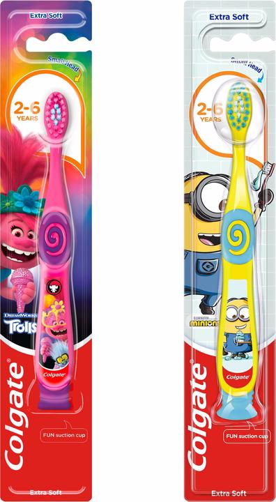 Actual product image Colgate Trolls / Minions 2-6 years Extra Soft Kids (Extra soft, 1 x)
