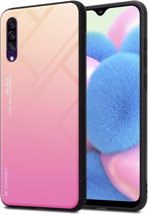 Image du produit Cadorabo Couverture en verre TPU 2 couleurs (Samsung Galaxy A30s, Samsung Galaxy A50s)