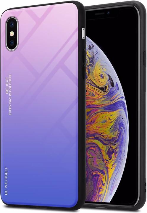 Image du produit Cadorabo Couverture en verre TPU 2 couleurs (Apple iPhone XS Max)