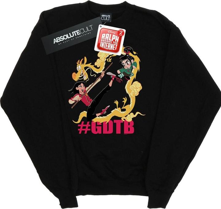 Disney Wreck It Ralph Mulan And Vanellope Sweatshirt Mädchen