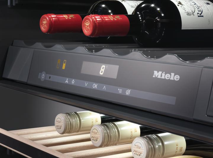 Image du produit Miele KWT 6322 UG-1 sw Armoire à vin UBG 82-87cm 34bouteilles intégrées