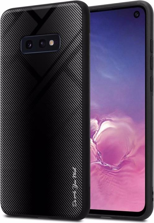 Produktbild Cadorabo TPU Gestreiftes Glas Cover (Samsung Galaxy S10e)