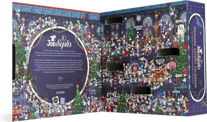 Produktbild Joe & Seph's Popcorn Adventskalender (175 g)