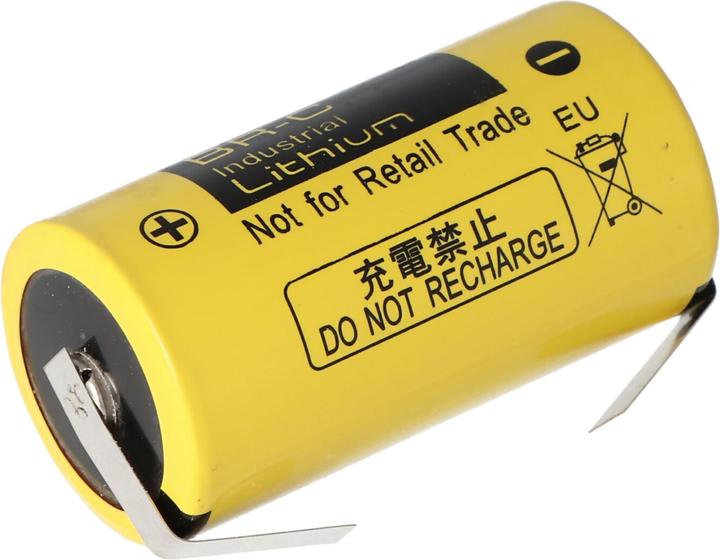 Immagine prodotto Panasonic Akku BR-C Lithium Batterie Baby mit Lötfahnen in U-Form (1 pz., Specifico del dispositivo, 5000 mAh)