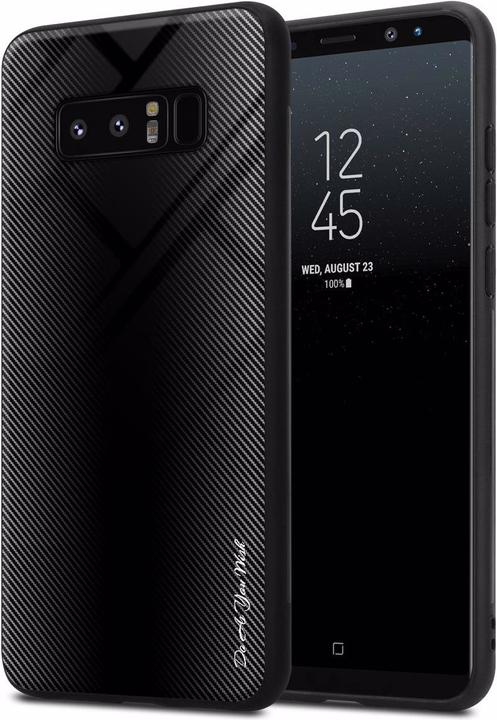 Produktbild Cadorabo TPU Gestreiftes Glas Cover (Samsung Galaxy Note 8)