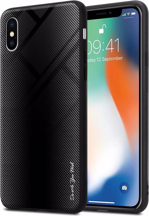 Productafbeelding Cadorabo TPU gestreepte glasplaat (Apple iPhone X)