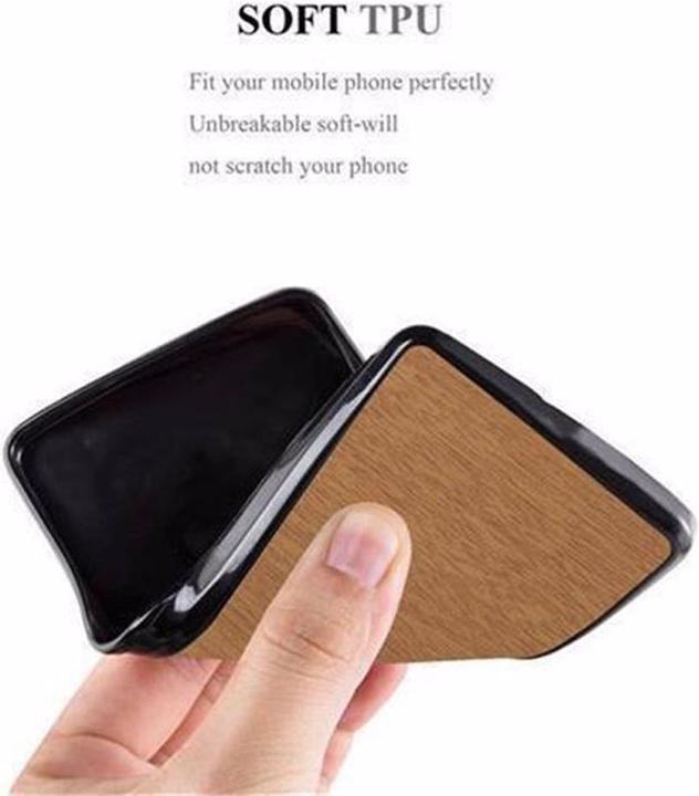 Produktbild Cadorabo TPU Wooden Cover (Samsung Galaxy S5, Samsung Galaxy S5 Neo)