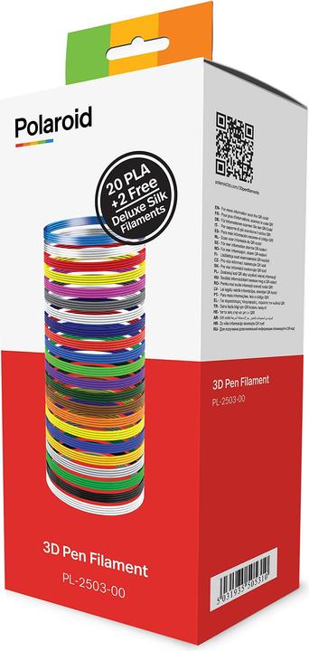 Polaroid 3D Pen Box (PLA, 1.75 mm, 410 g, Multicoloured)