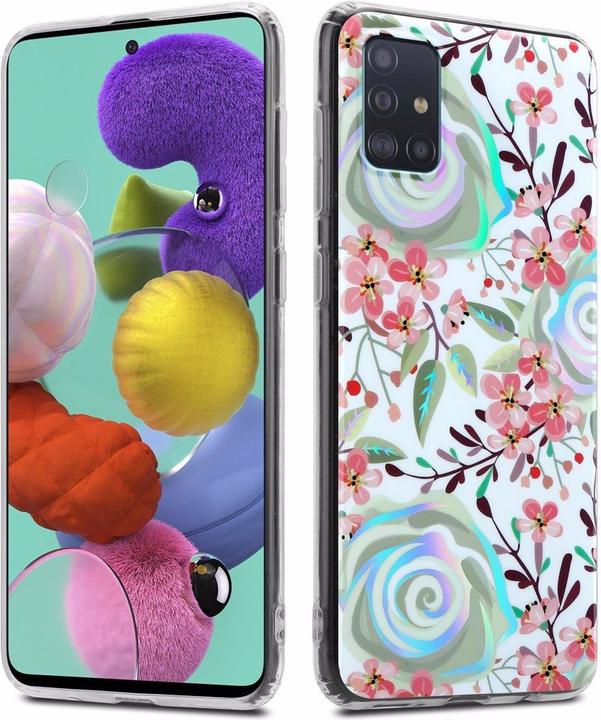 Actual product image Cadorabo IMD TPU Colorful Flowers & Leaves Cover (Samsung Galaxy M40s)