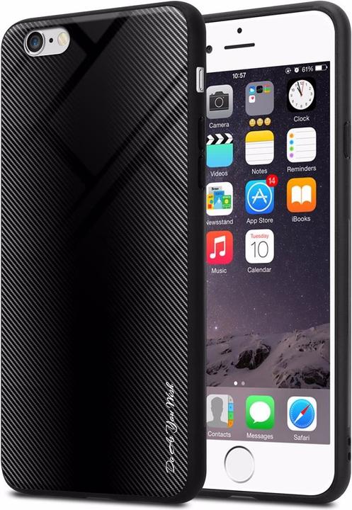 Produktbild Cadorabo TPU Gestreiftes Glas Cover (Apple iPhone 6)