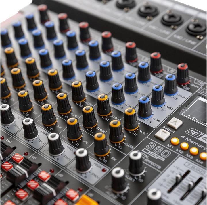 Immagine prodotto Power Dynamics PDM-T804 - Interfaccia audio a 8 canali con Bluetooth, DSP, mp3 e USB (Mixer da studio e live)