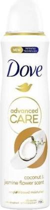 Immagine prodotto Dove Deodorante Spray Advanced Care Cocco e Fiori di Gelsomino 150 ml (Getto vaporizzato, 150 ml)