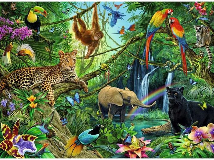 Produktbild Ravensburger Tiere im Dschungel (200 Teile)