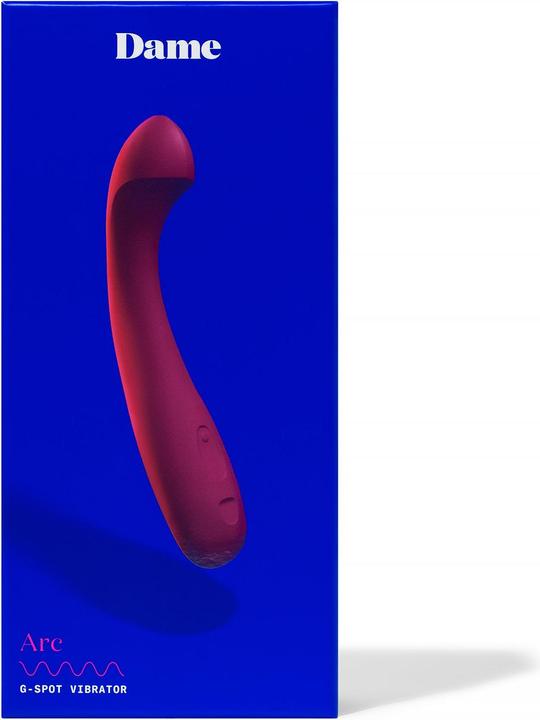 Actual product image Dame Products Arc G-Spot Vibrator Plum