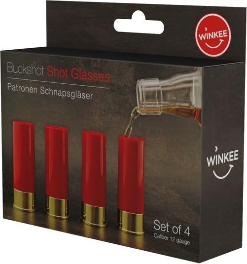 Produktbild Winkee Patronen Schnapsgläser 4er-Set (4 x, Schnapsgläser + Shotgläser)