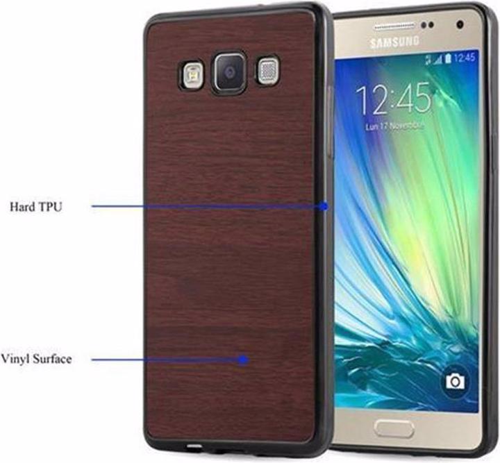 Produktbild Cadorabo TPU Wooden Cover (Samsung Galaxy A3)