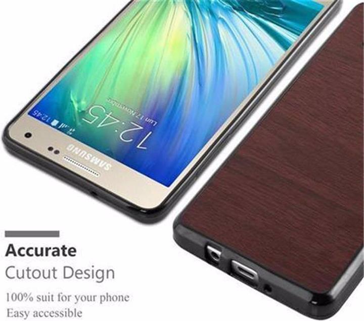 Produktbild Cadorabo TPU Wooden Cover (Samsung Galaxy A3)