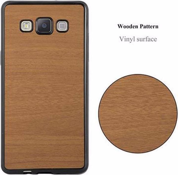 Produktbild Cadorabo TPU Wooden Cover (Samsung Galaxy J5 (2015))