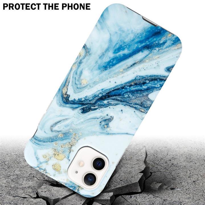 Image du produit Cadorabo Couverture IMD TPU Marbre coloré (Apple iPhone 12 Pro Max)