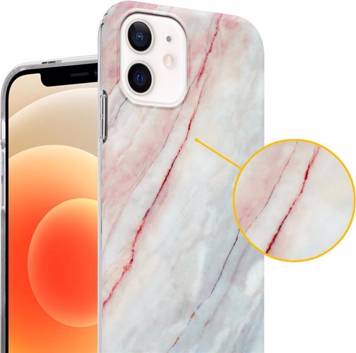 Image du produit Cadorabo Couverture IMD TPU Marbre coloré (Apple iPhone 12 Pro Max)