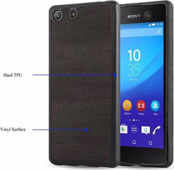 Immagine prodotto Cadorabo Copertura in legno TPU (Sony Xperia M5)