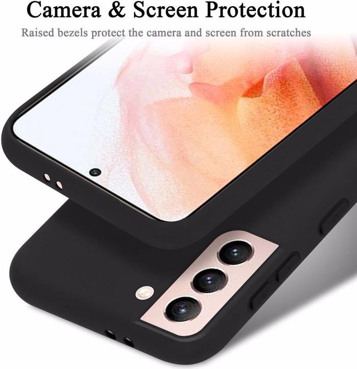 Actual product image Cadorabo TPU Liquid Silicone Case Cover (Samsung Galaxy S21 5G)