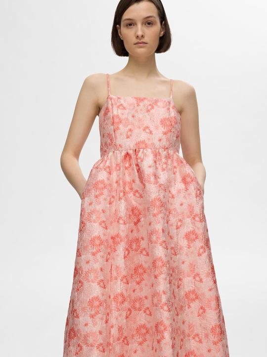 Actual product image Selected Femme Flowered Jacquard Mini Skirt (40)