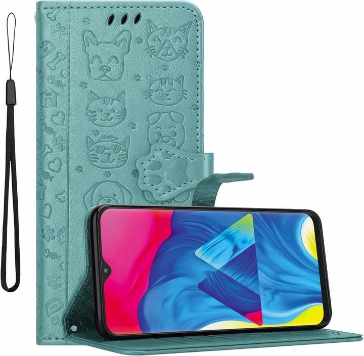 Image du produit Cadorabo Book Chiens & Chats Couverture (HTC One M10, Samsung Galaxy A10)