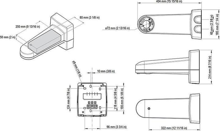 Actual product image Axis Wall mount T91G61 (Mounting kit)