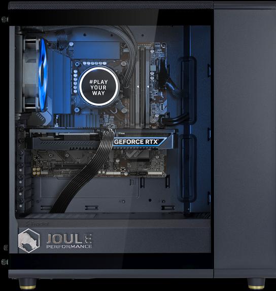 Produktbild Joule Performance Gaming PC RTX4060TI I5 16GB 1TB L1130642 (Intel Core i5-14500, 16 GB, 1000 GB, GeForce RTX 4060 Ti)