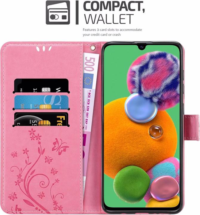 Image du produit Cadorabo Couverture du livre de fleurs (Samsung Galaxy A90 5G)