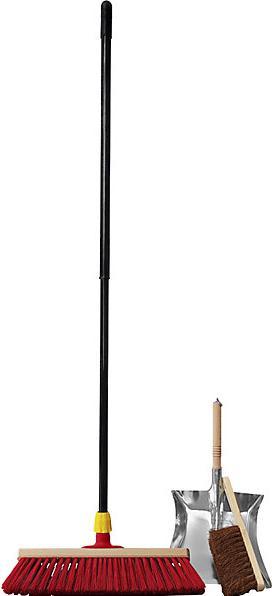Evo Hofbesen Komplett-Set, Besenbreite 400 mm, mit Kehrschaufel und Handfeger (1 Stk.)
