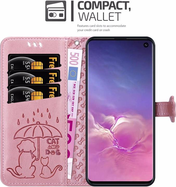 Image du produit Cadorabo Book Chiens & Chats Couverture (Samsung Galaxy S10)