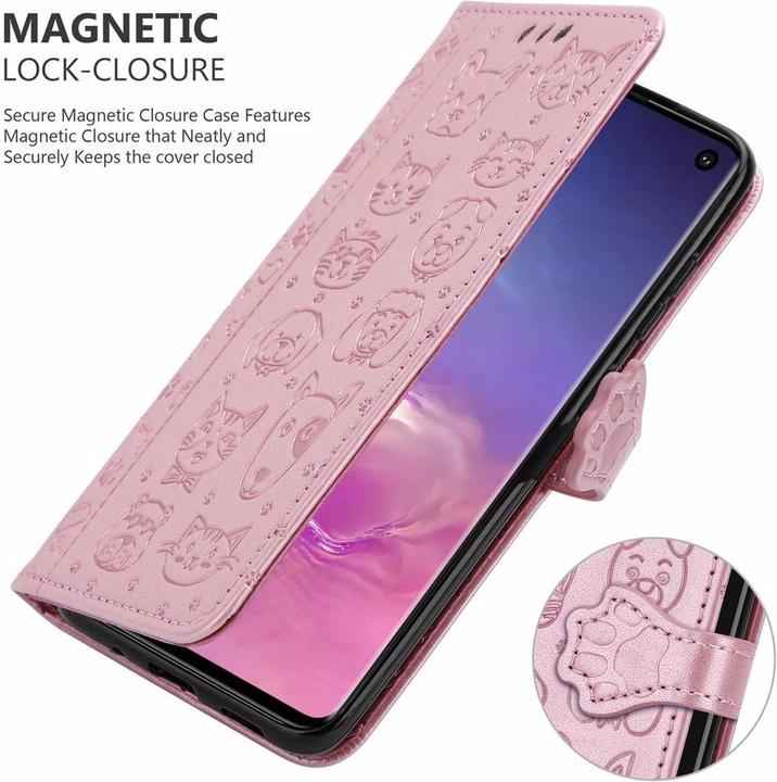 Image du produit Cadorabo Book Chiens & Chats Couverture (Samsung Galaxy S10)