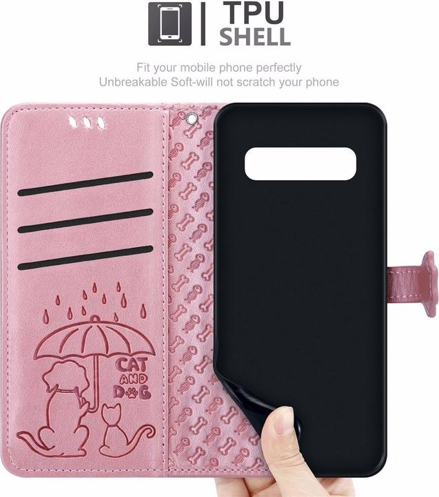 Image du produit Cadorabo Book Chiens & Chats Couverture (Samsung Galaxy S10)