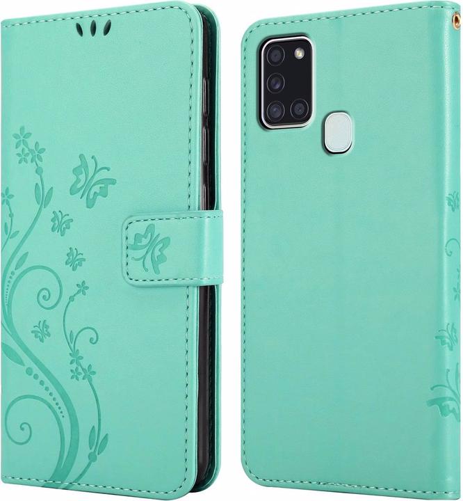 Produktbild Cadorabo Flower Book Cover (Samsung Galaxy A21s)