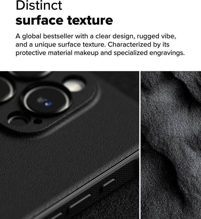 Actual product image Ringke Case for iPhone 16 Pro Max ONYX MAGNETIC BLACK (Apple iPhone 16 Pro Max)