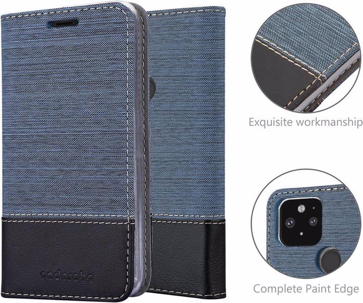 Produktbild Cadorabo Book Jeans Optik Cover (Google Pixel 5)