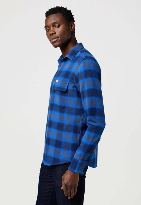 Immagine prodotto Wrangler Langarmhemd 1 Pkt Indigo Shirt (S)