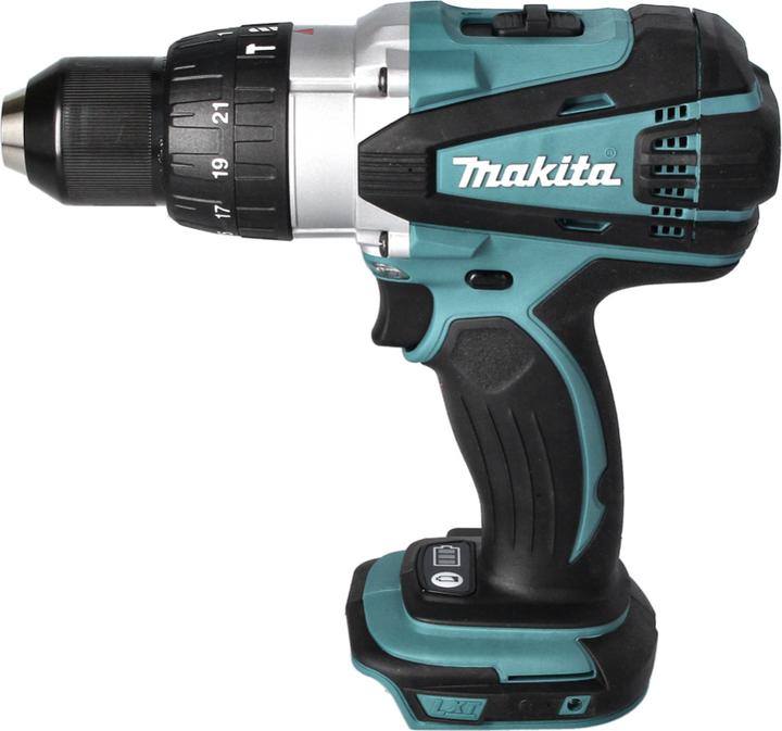 Actual product image Makita DHP 458 RF1J Battery impact drill 18V 91Nm in Makpac + 1x 3.0 Ah battery + charger (Rechargeable battery operated)