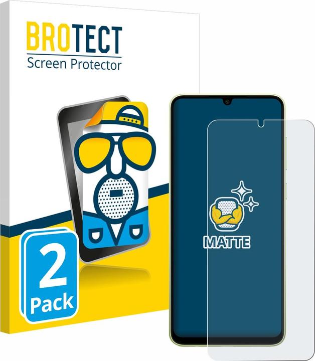 Image du produit BROTECT Film de protection antireflet Protection d'écran mat (2 pièce(s), Samsung Galaxy A05)