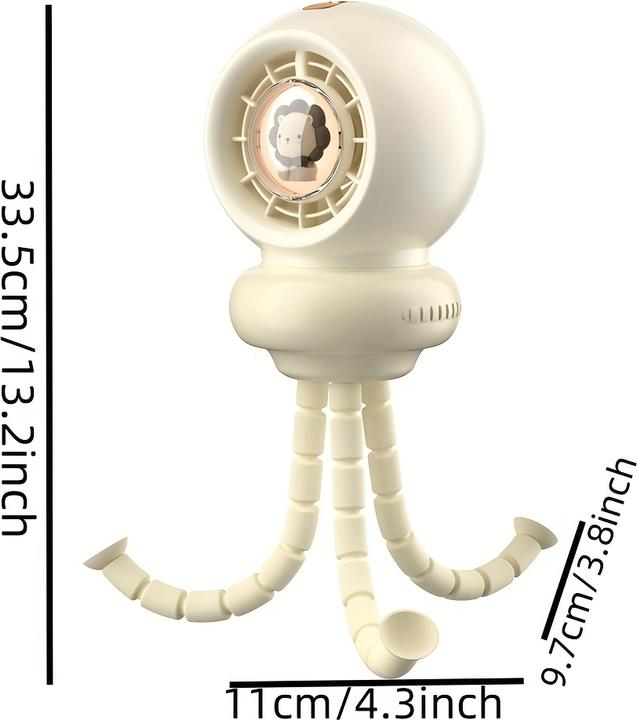 Produktbild PhoneLook Portabler Baby-Kinder Ventilator mit flexiblem Stativ für Auto / Reisen / Kinderwagen