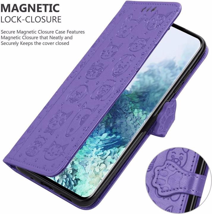 Actual product image Cadorabo Book Dogs & Cats Cover (Samsung Galaxy S20)