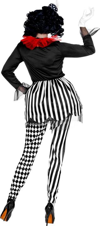 Actual product image Widmann HORROR HARLEKINA (Kleid, Leggings, Minihut), XS (XS)